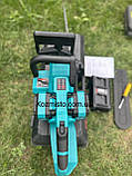 Акумуляторна ланцюгова пила Makita DUC355Z PRO 36V/6AP (Шіна 40 см., Кейс, 2 АКБ, ЗП), фото 5