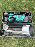 Акумуляторна ланцюгова пила Makita DUC355Z PRO 36V/6AP (Шіна 40 см., Кейс, 2 АКБ, ЗП), фото 8