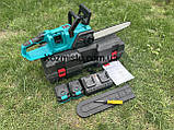 Акумуляторна ланцюгова пила Makita DUC355Z PRO 36V/6AP (Шіна 40 см., Кейс, 2 АКБ, ЗП), фото 7
