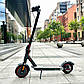 ЕЛЕКТРОСАМОКАТ Xiaomi Mi Scooter М 365 pro 4  APP (MiniRobot) 500 W Чорний Амортизаційна вилка, фото 4