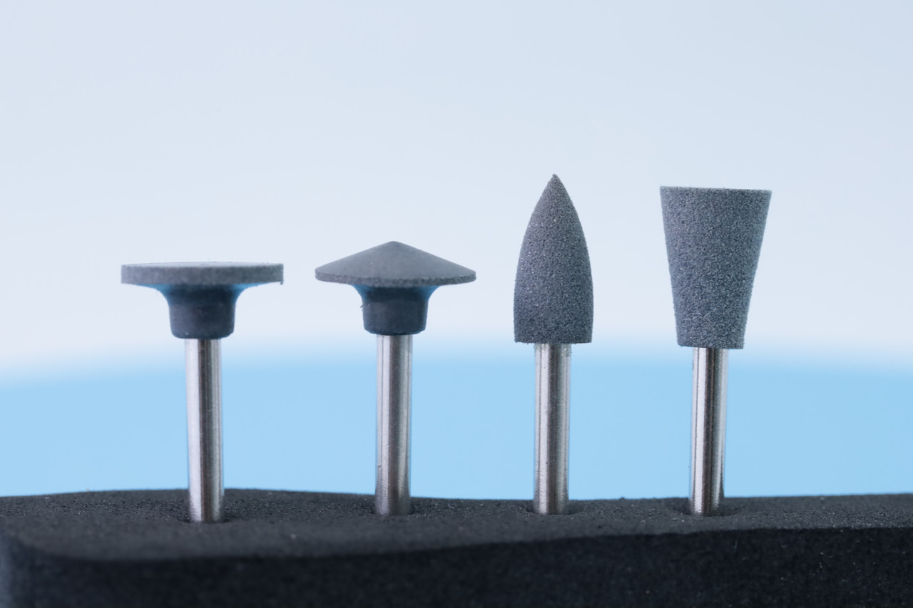 Полірувальна резинка силіконова Coarse Крупнозернистий для металу та литва 1шт чорний