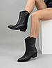 Жіночі черевики ковбойки ShoesBand Чорні натуральна шкіра 35 (23 см) (S36071-1д), фото 3