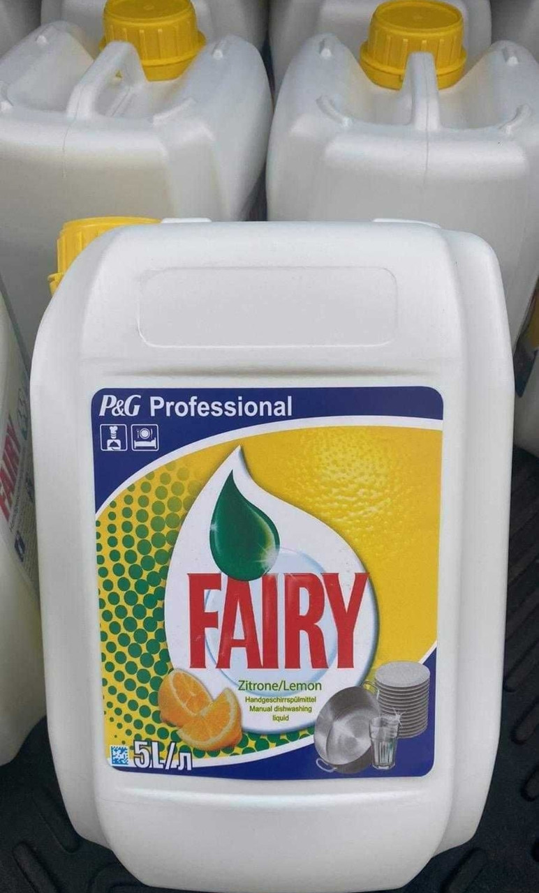 Миючий засіб для посуду Fairy Lemon Лимон, 5 литрів, фото 1