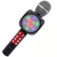 Бездротовий караоке мікрофон WSTER WS-1816 Bluetooth Портативний караоке-мікрофон з динаміком та світломузикою, фото 2