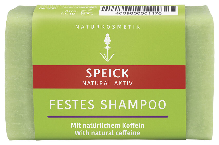 Сухий шампунь Speick Natural Aktiv Solid Shampoo with natural coffeine 60 г