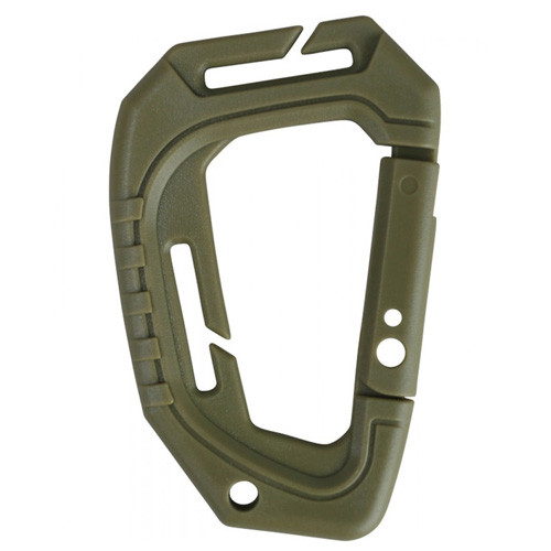 Карабін пластиковий 1 шт. КОМБАТ Spec-Ops Carabiner kb-soc-coy, фото 1