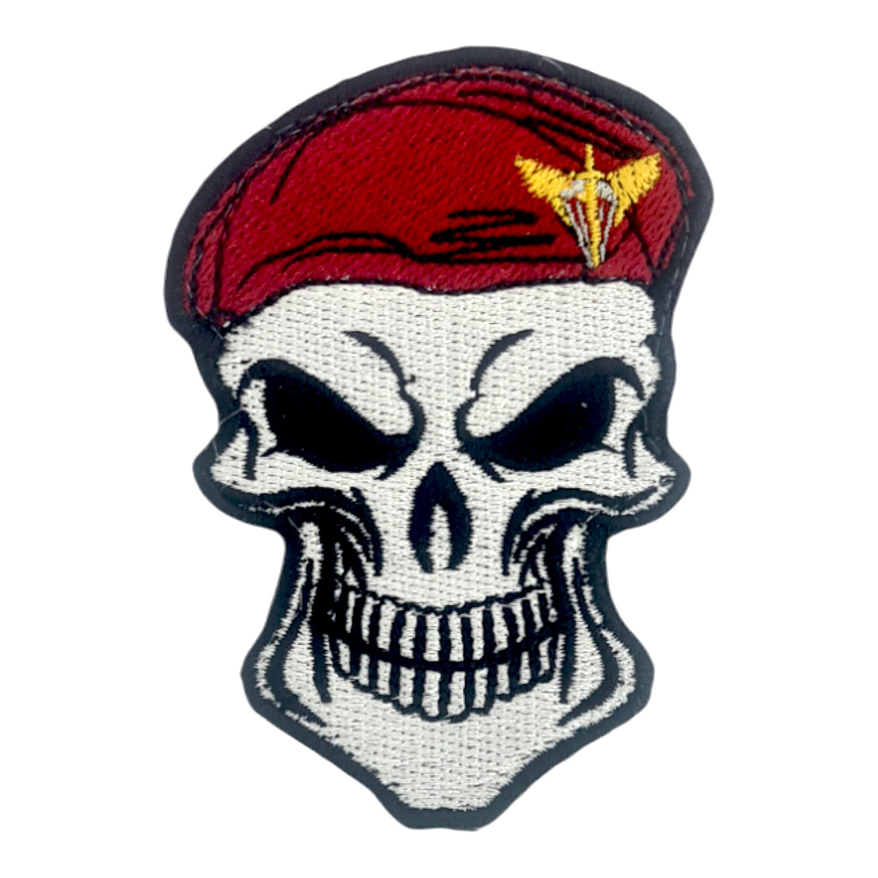 Шеврон Skull, red, (М-ТМ), фото 1