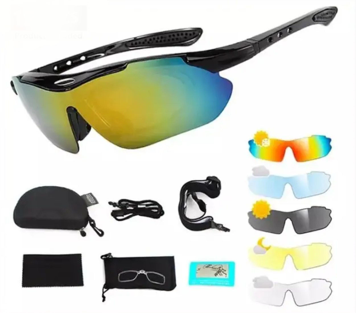 Тактичні Окуляри 5 лінз зі вставкою під діоптрію Oakley Polarization