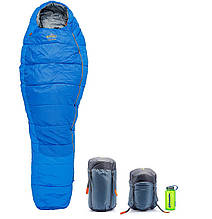 Спальний мішок синій із лівою блискавкою Pinguin Comfort PFM (-1-7 °C), 195 см
