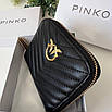 Шкіряний маленький жіночий гаманець на блискавці Pinko, фото 7