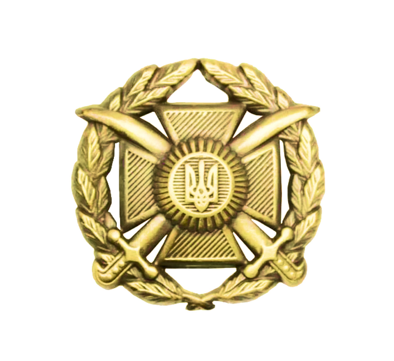 Кокарда на берет Сухопутніх загальна (МЕТАЛ)