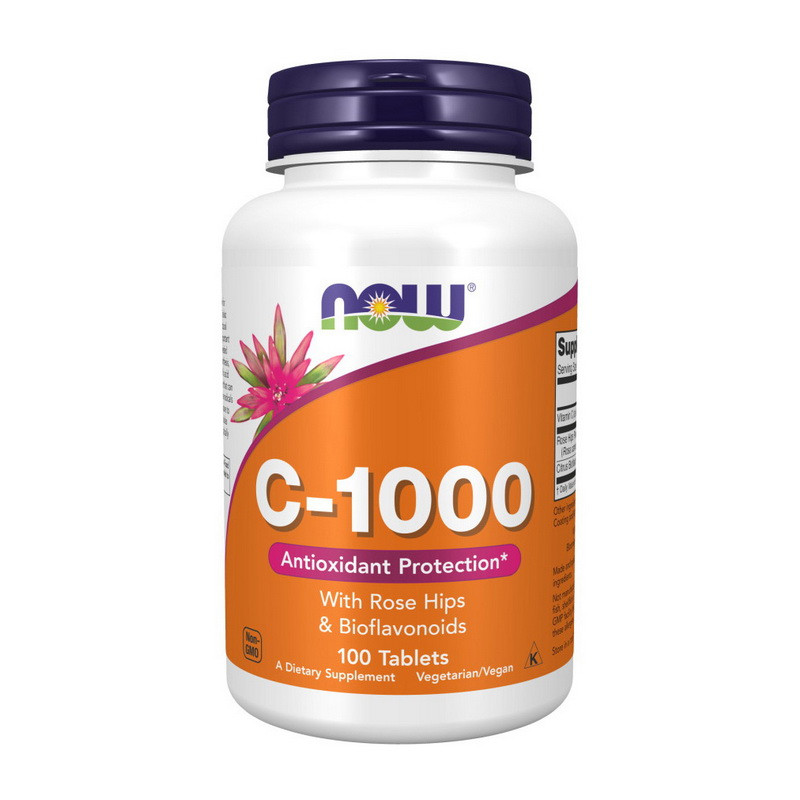 C-1000 with rose hips & bioflavonoids (100 tab), фото 1