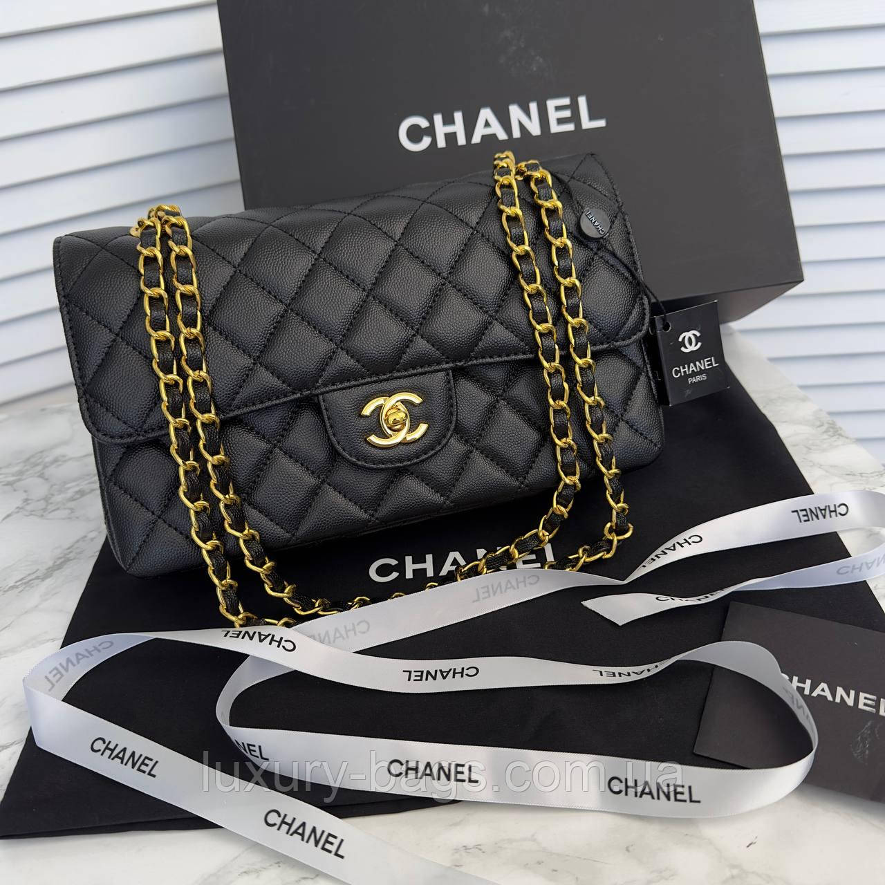 Жіноча елегантна сумка Chanel 2.55
