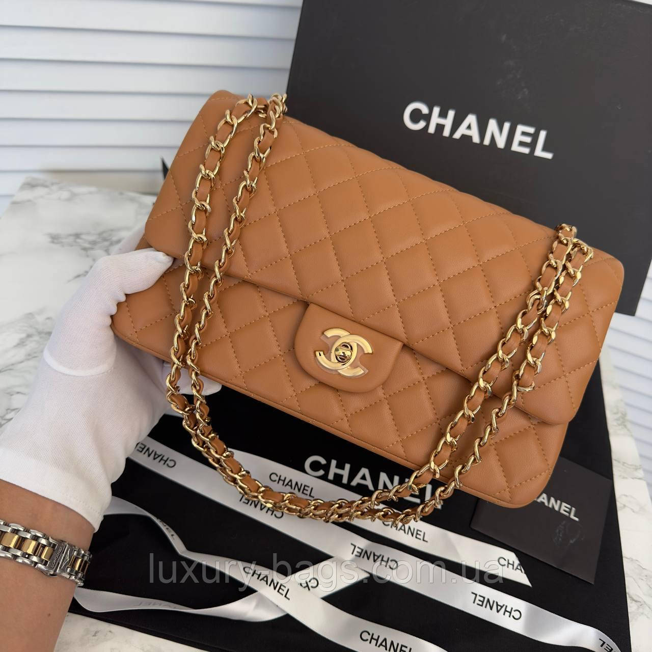 Мила сумка для дівчат Chanel 2,505 Шеврон