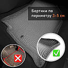 3D EVA Водійський килимок для BMW 5 (E34) 1988-1995 З Бортиками та підп'ятником Чорні 1 шт. Передні (2 шт.), 3D Передні-Все кольори (EVA), 2 передніх килимка, фото 2