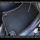 3D EVA Водійський килимок для BMW 5 (E34) 1988-1995 З Бортиками та підп'ятником Чорні 1 шт. Передні (2 шт.), 3D Передні-Все кольори (EVA), 2 передніх килимка, фото 3