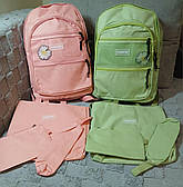 НАБІР 4 В 1 ШКІЛЬНИЙ РюКЗАК, СУМКА, ШКІСТКА І ПЕНАЛ