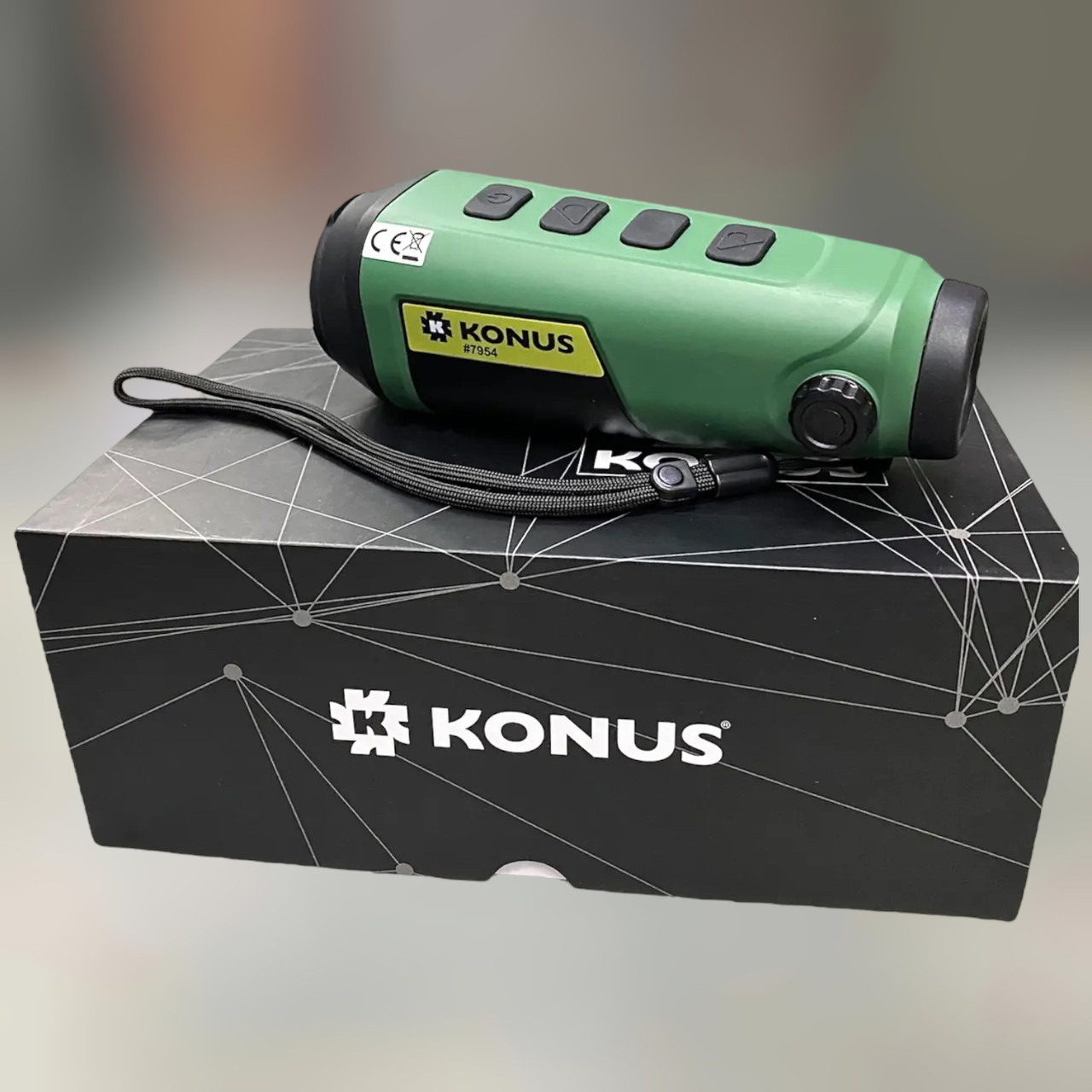 Тепловізійний монокуляр KONUS FLAME 1.5x-3x, 15 мм, сенсор 384х288, дисплей 1024x768, тепловізор