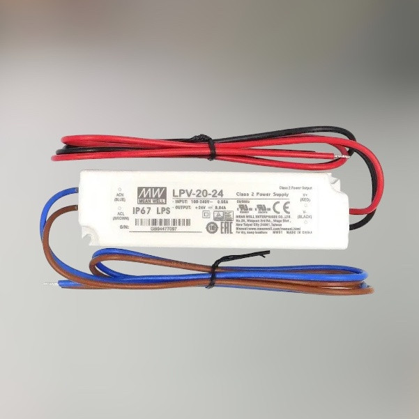 Блок живлення Mean Well LPV-20-24 захист IP67 для LED