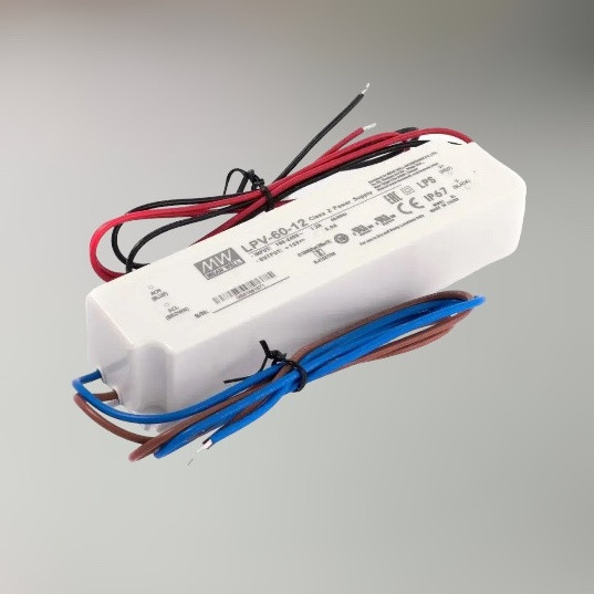 Блок живлення Mean Well LPV-60-12 захист IP67 для LED