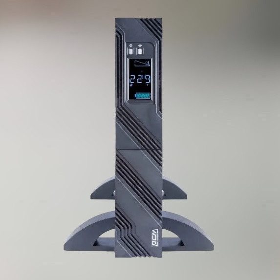 Джерело безперебійного живлення Powercom SPR-2000 LCD, 1600 Вт, 8 розеток, USB, RS-232, AVR, серверний ДБЖ, чиста синусоїда