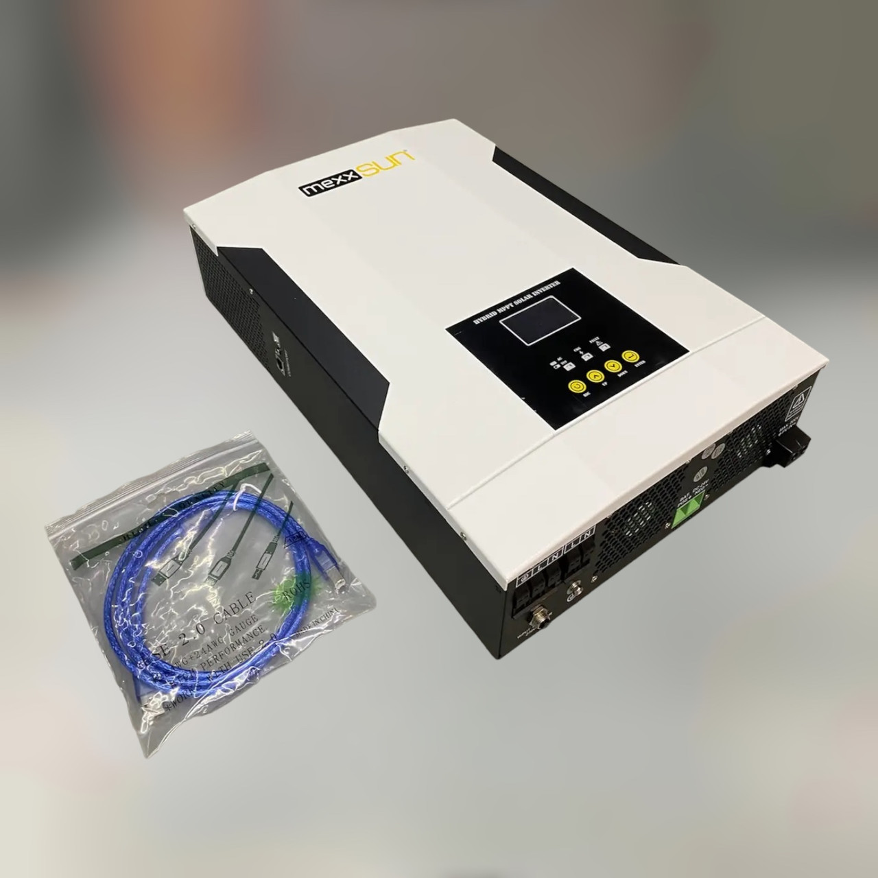 Гібридний інвертор 3500/7000W з чистою синусоїдою MEXXSUN Sunon Pro 3.5KVA/3.5KW, 24 В, Smart з контролером MPPT