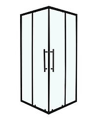 Душова кабіна INSANA Aqua Black  90х90х190 мм без піддона ( А0056725 )