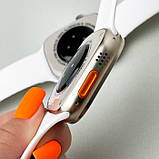 Набір 2 в 1 i50 Розумний смарт-годинник Ultra 2 + Розумний смартгодинник Watch 9 + 7 змінних ремінців Чорний, фото 3