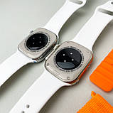 Набір 2 в 1 i50 Розумний смарт-годинник Ultra 2 + Розумний смартгодинник Watch 9 + 7 змінних ремінців Чорний, фото 2