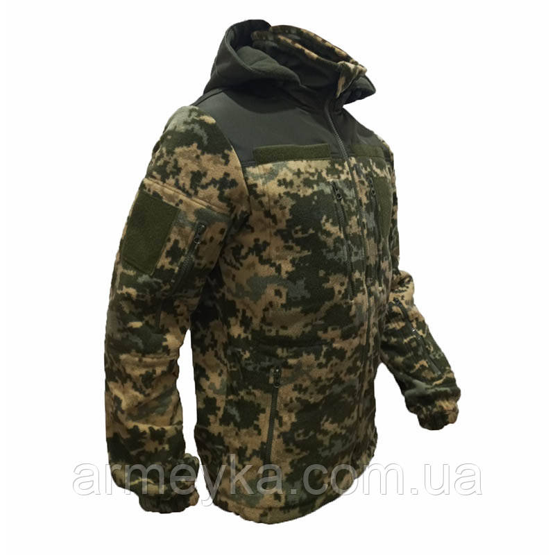 Фліс тактична кофта з капюшоном. мм-14 фліс UA