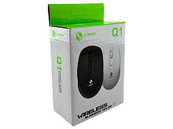 Мишка бездротова Q1 чорний ТМ Limeme
