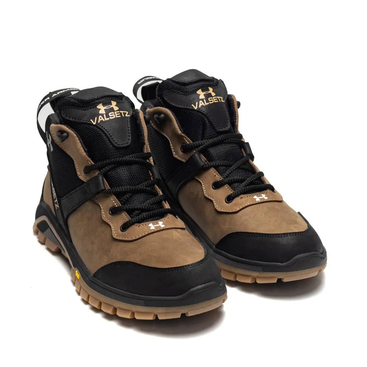 Чоловічі зимові шкіряні черевики Under Armour Olive