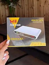 Портативне джерело безперебійного живлення для роутера 8800 мА·год 17 Вт. Безперебійник UpS для wi-fi роутера YU227, фото 6