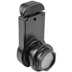 Зливний Клапан транцевий Колібрі, діаметр 21 мм, типу шибер, колір чорний