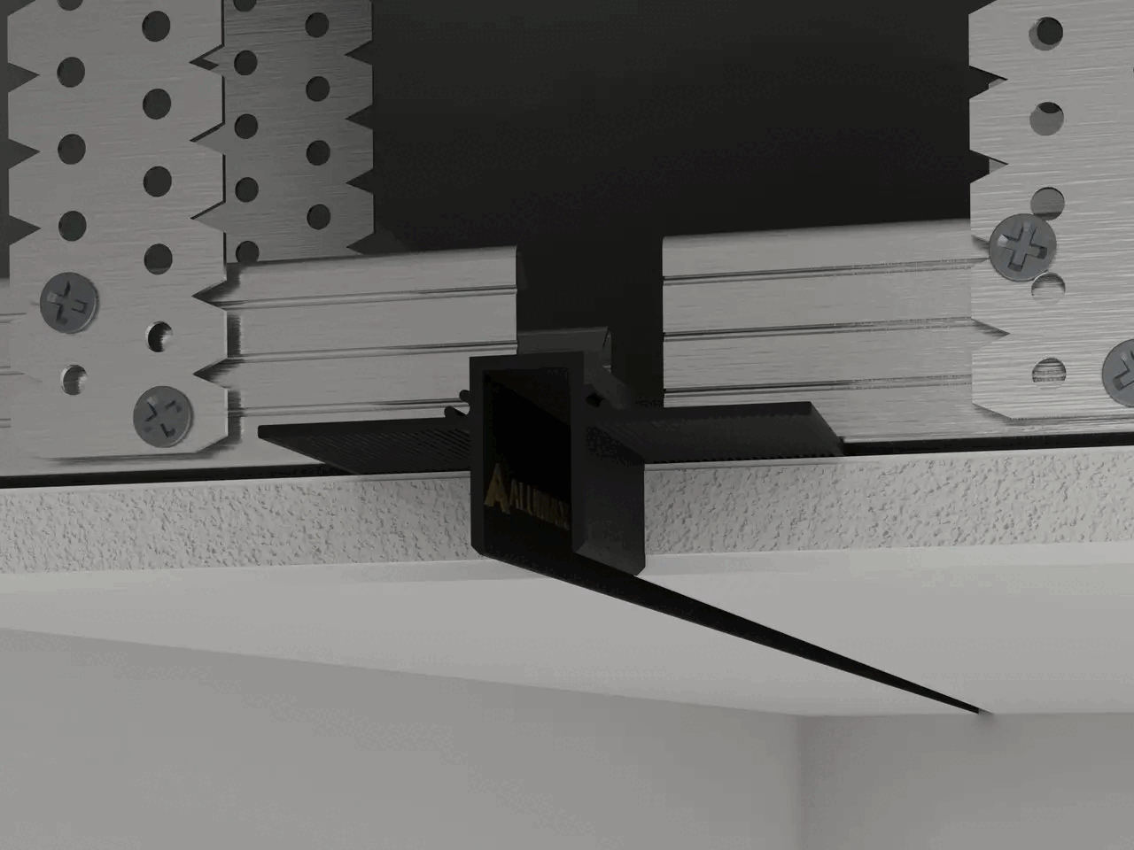 Роздільний профіль темного шва РПТШ 10 Чорний