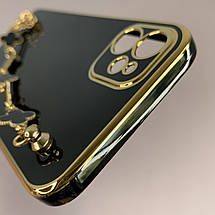 Чохол для Apple iPhone 11 чохол із ланцюжком на телефон айфон 11 чорний l3o, фото 5