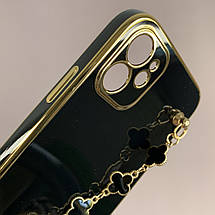 Чохол для Apple iPhone 11 чохол із ланцюжком на телефон айфон 11 чорний l3o, фото 3