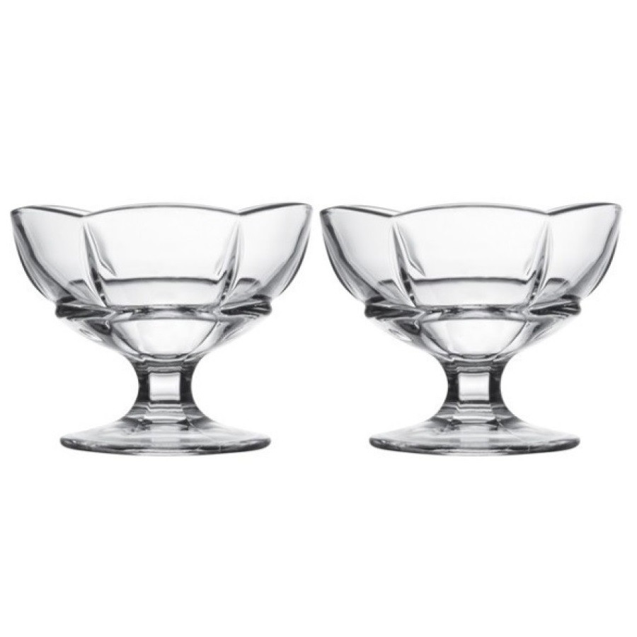 Набір креманок Pasabahce Ice Ville 175 мл, 2 шт, скляні на ніжці для десертів і морозива 51668