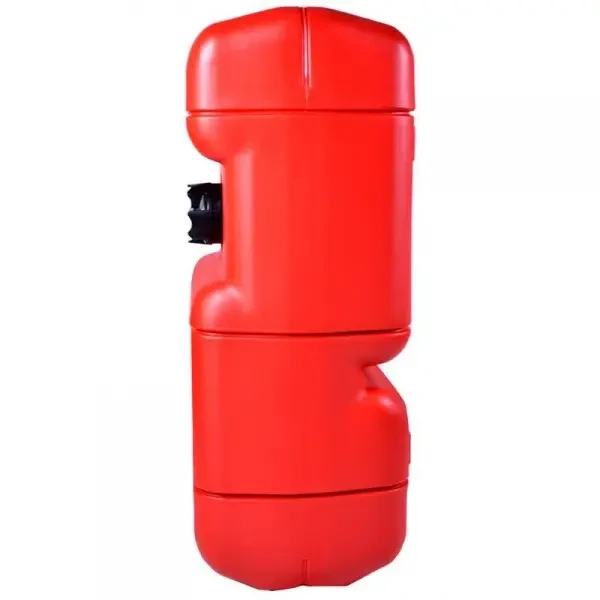 Бак паливний з датчиком рівня пального Easterner 24 л (C14540) переносний червоний масло-бензостійкий пластик Ø 55 мм