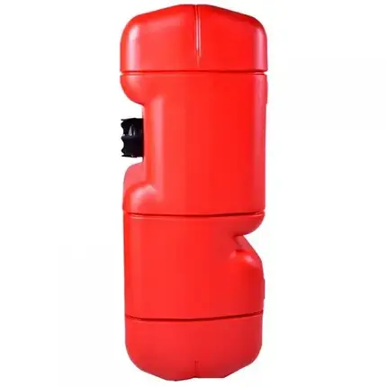 Бак паливний з датчиком рівня пального Easterner 24 л (C14540) переносний червоний масло-бензостійкий пластик Ø 55 мм, фото 1