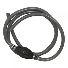 Універсальний утолщений паливний шланг з грушою Easterner C24634 для човна і катера довжина 2 м діаметр 8 мм