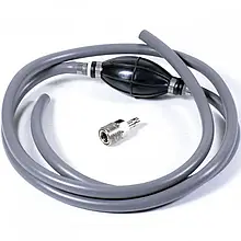 Посилений паливний шланг Easterner з грушою та конектором Suzuki C24632-1 довжина 2 м масло-бензостійка гума діаметр 14/8 мм