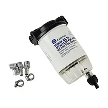 Паливний фільтр в зборі для човнового мотора C14573P з алюмінієвим кронштейном та водозбірником для захисту від домішок