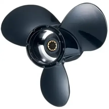 Гвинт для човнового мотора Suzuki 20-30 HP 10-1/4 x 12 2237-3103-12 58100-96430-019 алюмінієвий Polaris, фото 1