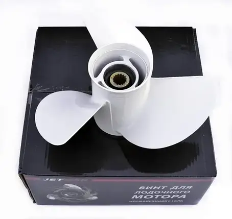 Гвинт для човнового мотора Yamaha 60-115HP 13-1/2 х 15 JAY 6E5-45947-00-EL алюмінієвий Jetmar, фото 1