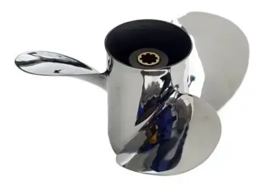 Гвинт для човнового мотора Yamaha 40--50 HP 11-1/8 x 14-G SS 3829-3114-14A нержавійка 663-45945-02-EL нержавійка Polaris, фото 1