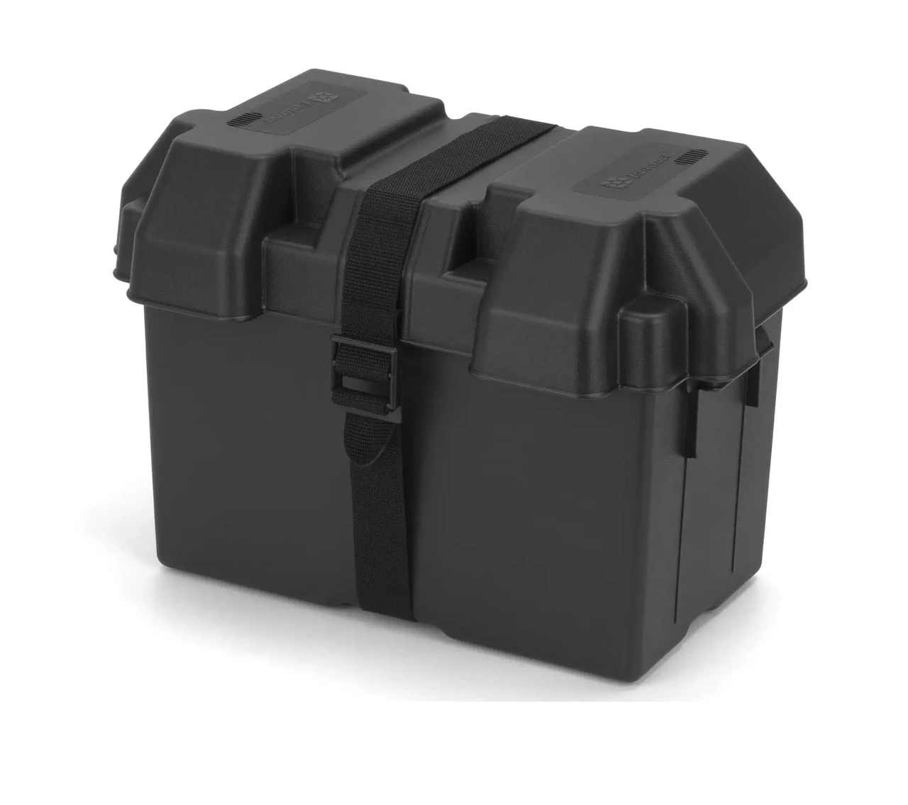 Ящик акумуляторний Easterner C11524 з акумуляторним ременем середній чорний 10.4"x7"x8.2" для зберігання та транспортування