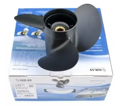 Гвинт для човнового мотора Suzuki 11.1x13 40-65 к.с. 4311-111-13 SC3x11.1x13RB алюмінієвий Amita Solas, фото 1