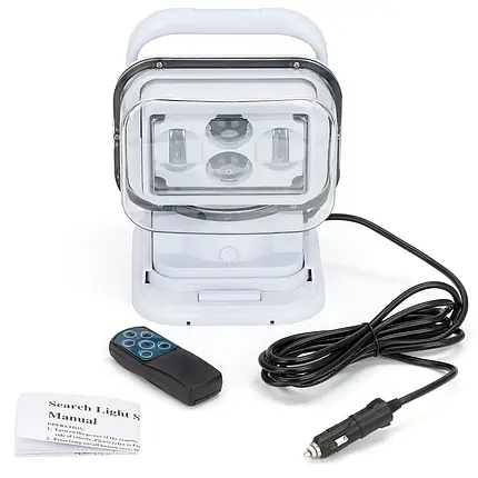 Пошуковий прожектор судновий для човна і катера Weekender 6500 Lm LED 528 White потужність 50 Вт кут променя 8°, фото 2