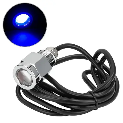 Підводне освітлення AAA для катера і човна 1X3W BLUE LE CHROME PLATED BRASS 10-30V 1.5M VIRES 00296-BU, фото 3